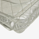 Chanel Silver Metallic Aged Quilted Calfskin 2.55 Reissue 227 Flap Bag
