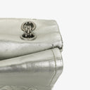 Chanel Silver Metallic Aged Quilted Calfskin 2.55 Reissue 227 Flap Bag