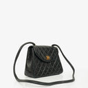 Chanel Single Flap Bag Black Quilted Leather With 24K Gold-Plated Hardware