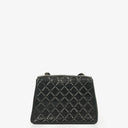 Chanel Single Flap Bag Black Quilted Leather With 24K Gold-Plated Hardware