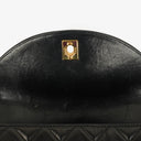 Chanel Single Flap Bag Black Quilted Leather With 24K Gold-Plated Hardware