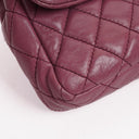 Chanel Single Flap Bag Quilted Lambskin Silver Toned Hardware