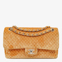 Chanel Single Flap Quilted Velvet Shoulder Bags With Silver-Tone Hardware