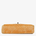 Chanel Single Flap Quilted Velvet Shoulder Bags With Silver-Tone Hardware