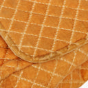 Chanel Single Flap Quilted Velvet Shoulder Bags With Silver-Tone Hardware