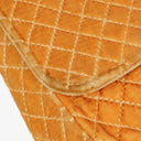 Chanel Single Flap Quilted Velvet Shoulder Bags With Silver-Tone Hardware