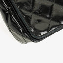 Chanel Small Black Patent Leather Full Flap Bag