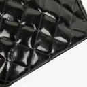 Chanel Small Black Patent Leather Full Flap Bag