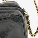 Chanel Small Camera Tassel Black Leather Crossbody Bag