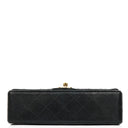 Chanel Small Classic Black Quilted Lambskin Double Flap Bag With 24K Gold-Plated Hardware