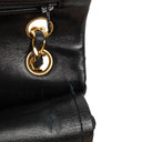 Chanel Small Classic Black Quilted Lambskin Double Flap Bag With 24K Gold-Plated Hardware