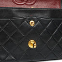 Chanel Small Classic Black Quilted Lambskin Double Flap Bag With 24K Gold-Plated Hardware