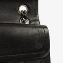 Chanel Small Classic Black Quilted Lambskin Double Flap Bag With Silver-Tone Hardware