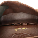 Chanel Small Classic Brown Quilted Lambskin Double Flap Bag With 24K Gold-Plated Hardware