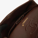 Chanel Small Classic Brown Quilted Lambskin Double Flap Bag With 24K Gold-Plated Hardware