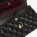 Chanel Small Classic Double Flap Bag Black Quilted Lambskin