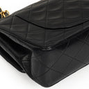 Chanel Small Classic Double Flap Bag in Black Lambskin with 24K Gold-Plated Hardware