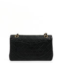 Chanel Small Classic Double Flap Bag In Black Quilted Lambskin With 24K Gold-Plated Hardware