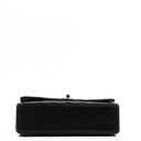 Chanel Small Classic Double Flap Bag In Black Quilted Lambskin With 24K Gold-Plated Hardware
