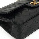 Chanel Small Classic Double Flap Bag In Black Quilted Lambskin With 24K Gold-Plated Hardware