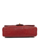 Chanel Small Classic Double Flap Bag Red Quilted Lambskin 24K Gold-Plated Hardware