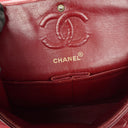 Chanel Small Classic Double Flap Bag Red Quilted Lambskin 24K Gold-Plated Hardware