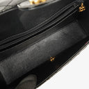 Chanel Small Classic Single Flap Bag Black Patent Quilted Leather With 24K Gold-Plated Hardware