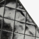Chanel Small Classic Single Flap Bag Black Patent Quilted Leather With 24K Gold-Plated Hardware