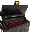Chanel Small Classic Single Flap Bag Black Quilted Lambskin 24K Gold-Plated Hardware