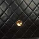 Chanel Small Classic Single Flap Bag Black Quilted Lambskin 24K Gold-Plated Hardware