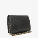 Chanel Small Classic Single Flap Bag Black Quilted Lambskin With 24K Gold-Plated Hardware