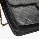 Chanel Small Classic Single Flap Bag Black Quilted Lambskin With 24K Gold-Plated Hardware