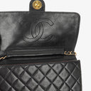 Chanel Small Classic Single Flap Bag Black Quilted Lambskin With 24K Gold-Plated Hardware