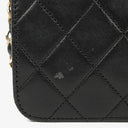 Chanel Small Classic Single Flap Bag Black Quilted Lambskin With 24K Gold-Plated Hardware