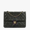Chanel Small Classic Single Flap Bag Black Quilted Lambskin With 24K Gold-Plated Hardware