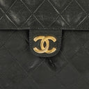 Chanel Small Classic Single Flap Bag Black Quilted Lambskin With 24K Gold-Plated Hardware