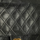 Chanel Small Classic Single Flap Bag Black Quilted Lambskin With 24K Gold-Plated Hardware