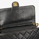 Chanel Small Classic Single Flap Bag Black Quilted Lambskin With 24K Gold-Plated Hardware
