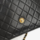 Chanel Small Classic Single Flap Bag Black Quilted Lambskin With 24K Gold-Plated Hardware