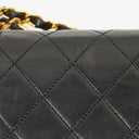 Chanel Small Classic Single Flap Bag Black Quilted Lambskin With 24K Gold-Plated Hardware