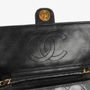 Chanel Small Classic Single Flap Bag Black Quilted Lambskin With 24K Gold-Plated Hardware