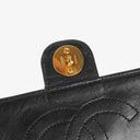 Chanel Small Classic Single Flap Bag Black Quilted Lambskin With 24K Gold-Plated Hardware