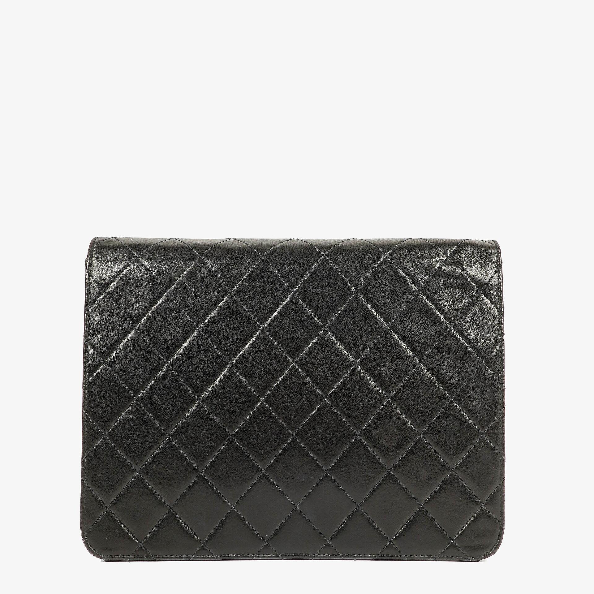 Chanel Small Classic Single Flap Bag Black Quilted Lambskin With 24K Gold-Plated Hardware