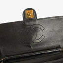 Chanel Small Classic Single Flap Bag Black Quilted Lambskin With 24K Gold-Plated Hardware
