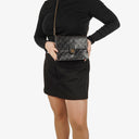 Chanel Small Classic Single Flap Bag In Black Quilted Lambskin With 24K Gold-Plated Hardware