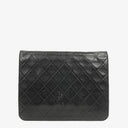 Chanel Small Classic Single Flap Bag In Navy Quilted Lambskin With 24K Gold-Plated Hardware