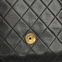Chanel Small Classic Single Flap Bag In Navy Quilted Lambskin With 24K Gold-Plated Hardware