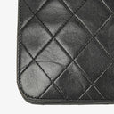 Chanel Small Classic Single Flap Bag In Navy Quilted Lambskin With 24K Gold-Plated Hardware