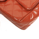 Chanel Small Classic Single Flap Bag Quilted Patent Leather With Silver-Tone Hardware