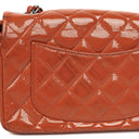 Chanel Small Classic Single Flap Bag Quilted Patent Leather With Silver-Tone Hardware